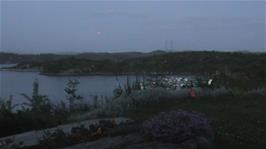 View from our B&B - darkness never falls properly in Norway during the summer